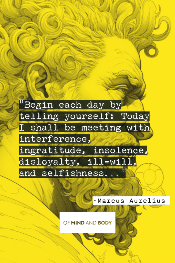Stoic Quotes on Negative Visualization -  Marcus Aurelius