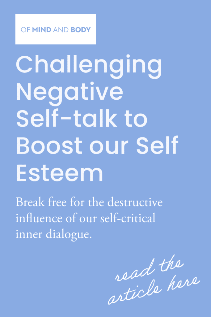 Challenging negative self-talk