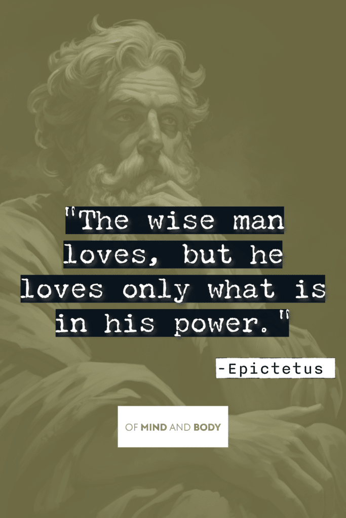 Stoic Quotes on love - Epictetus