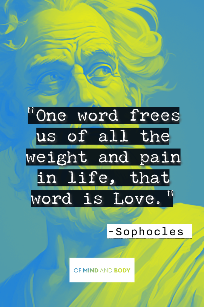 Stoic Quotes on Love - Sophocles